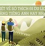 Bài Viết Tiếng Anh Về Dự Định Đi Du Lịch