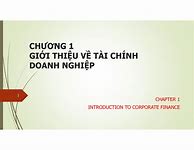 Câu Hỏi Tài Chính Doanh Nghiệp Chương 1