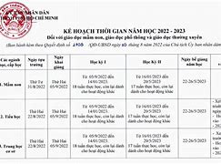 Lịch Đi Học Của Học Sinh Thành Phố Hồ Chí Minh Năm 2024 रिजल्ट