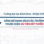 Tư Vấn Tuyển Sinh Trường Đại Học Bách Khoa Tphcm